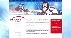 Desktop Screenshot of eishalle-amberg.de
