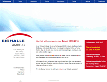 Tablet Screenshot of eishalle-amberg.de